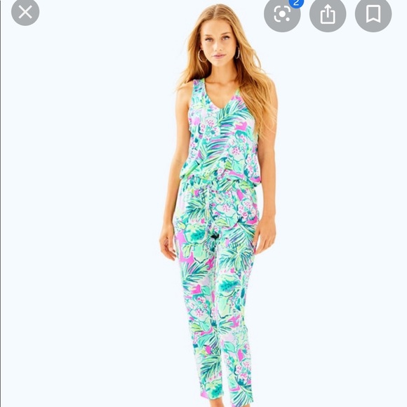 Brand new tags on Lilly Pulitzer jumpsuit - Picture 1 of 4